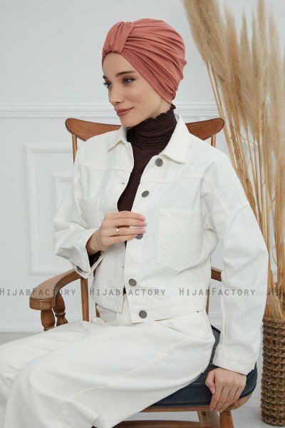 Laura - Zalm Katoen Turban