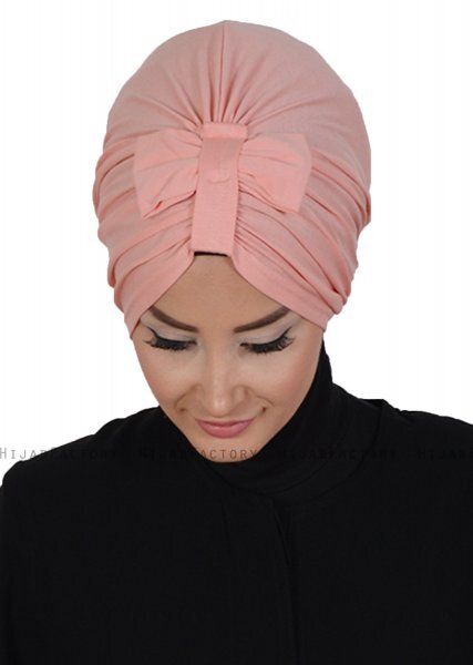 Agnes - Oudroze Katoen Turban - Ayse Turban