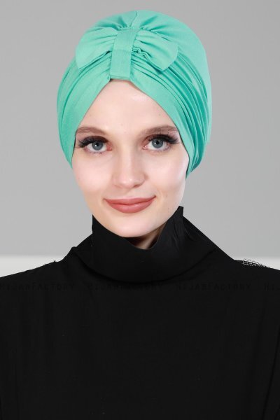 Agnes - Turkoois Katoen Turban - Ayse Turban