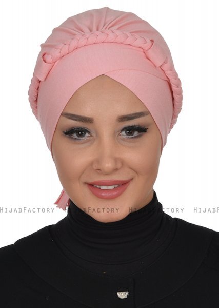 Olivia - Oudroze Katoen Turban - Ayse Turban