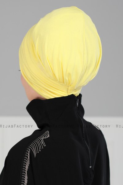 Wilma - Geel Katoen Turban - Ayse Turban