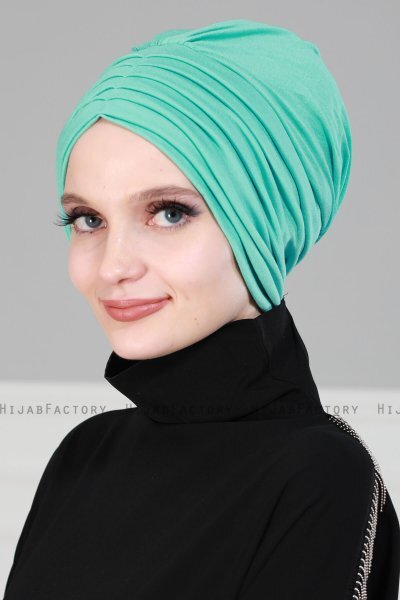Wilma - Turkoois Katoen Turban - Ayse Turban