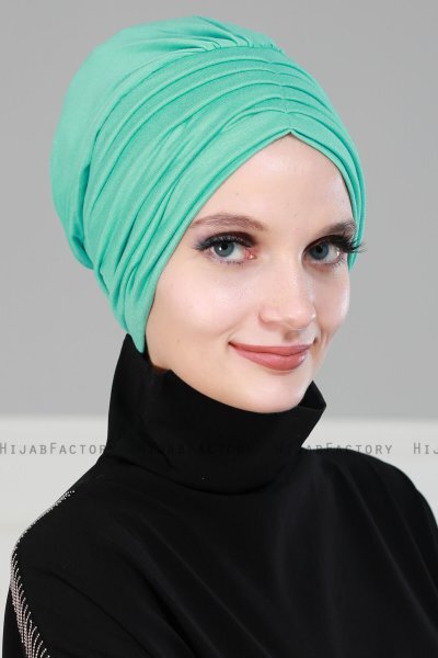 Wilma - Turkoois Katoen Turban - Ayse Turban