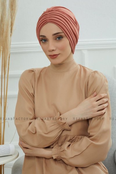 Wilma - Zalm Katoen Turban