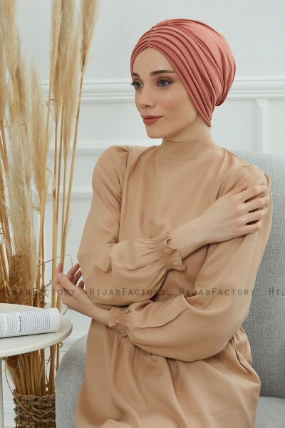 Wilma - Zalm Katoen Turban