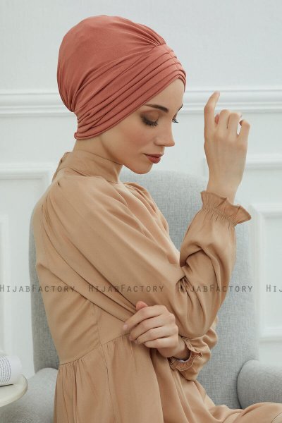 Wilma - Zalm Katoen Turban