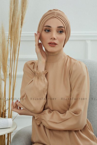 Wilma - Sand Katoen Turban
