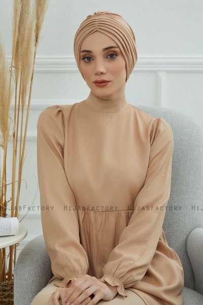 Wilma - Sand Katoen Turban