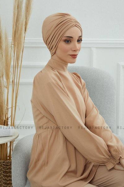 Wilma - Sand Katoen Turban