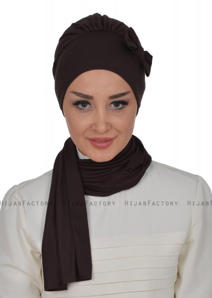 Bianca - Bruin Katoen Turban
