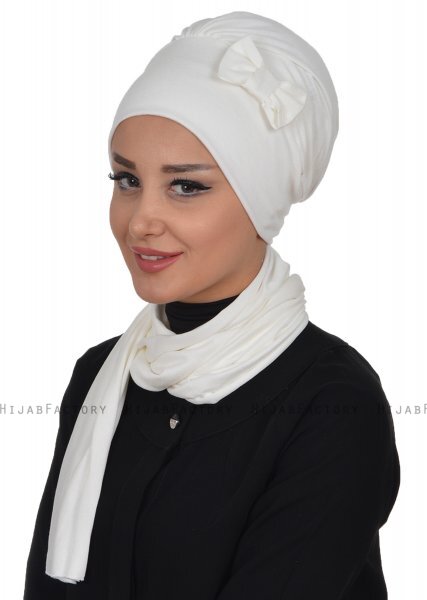 Bianca - Creme Katoen Turban