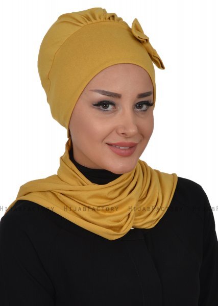 Bianca - Mosterd Katoen Turban