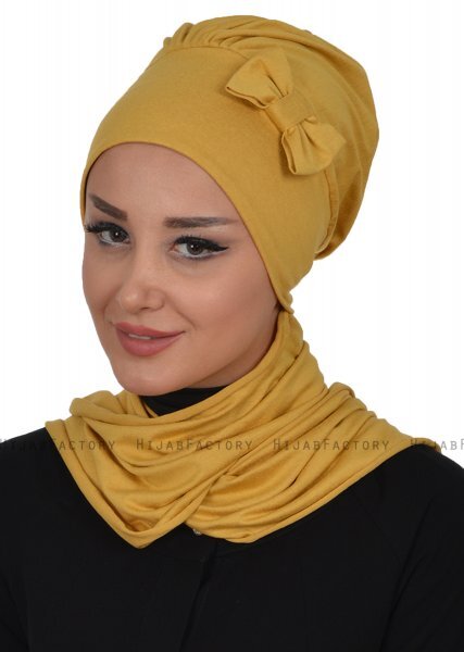 Bianca - Mosterd Katoen Turban