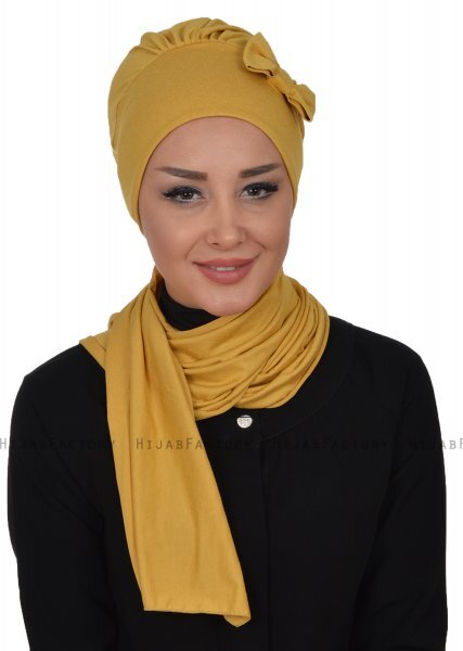 Bianca - Mosterd Katoen Turban