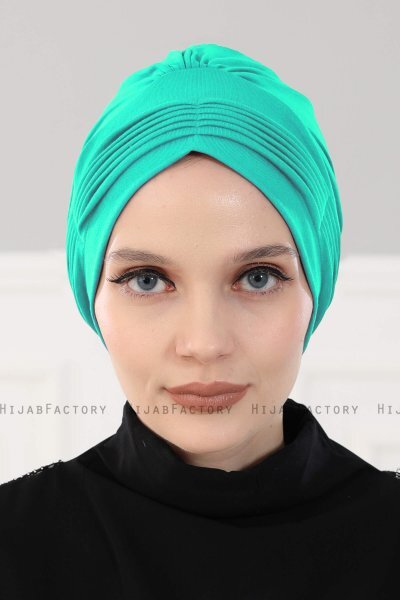 Linda - Turkoois Katoen Turban - Ayse Turban