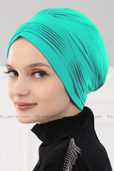 Linda - Turkoois Katoen Turban - Ayse Turban
