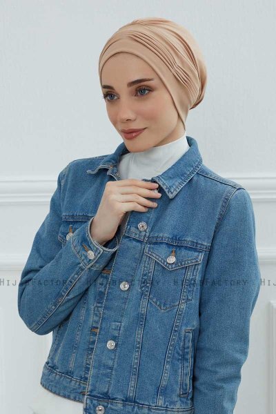 Linda - Sand Katoen Turban