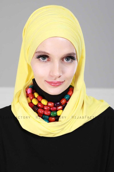 Rebecca - Geel Katoen Turban - Ayse Turban