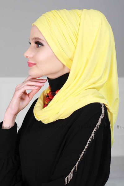 Rebecca - Geel Katoen Turban - Ayse Turban