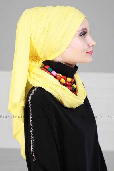 Rebecca - Geel Katoen Turban - Ayse Turban