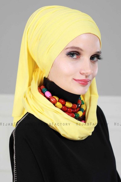 Rebecca - Geel Katoen Turban - Ayse Turban