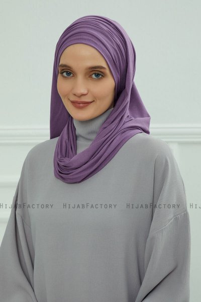 Rebecca - Violet Katoen Turban