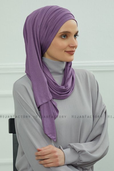 Rebecca - Violet Katoen Turban