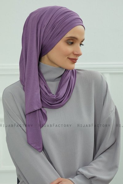 Rebecca - Violet Katoen Turban