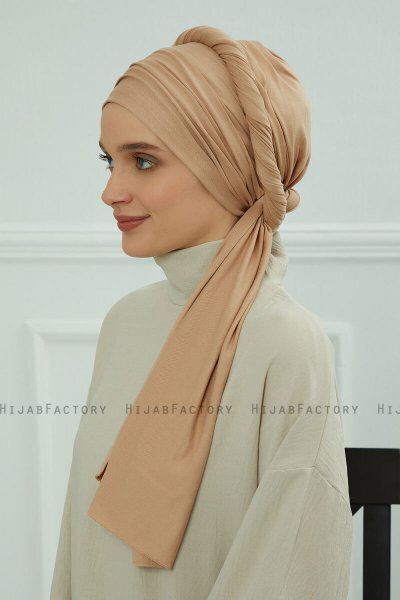 Rebecca - Sand Katoen Turban