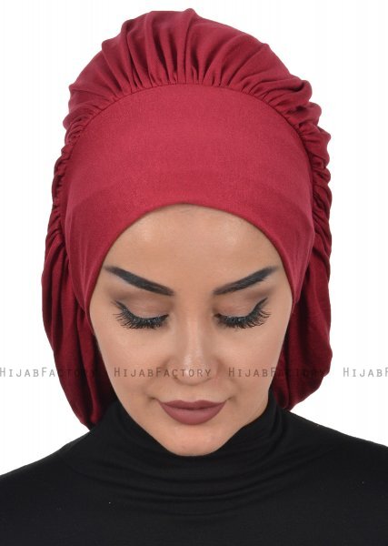 Isabella - Bordeaux Katoen Turban - Ayse Turban