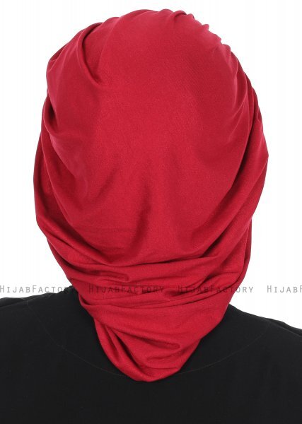 Isabella - Bordeaux Katoen Turban - Ayse Turban