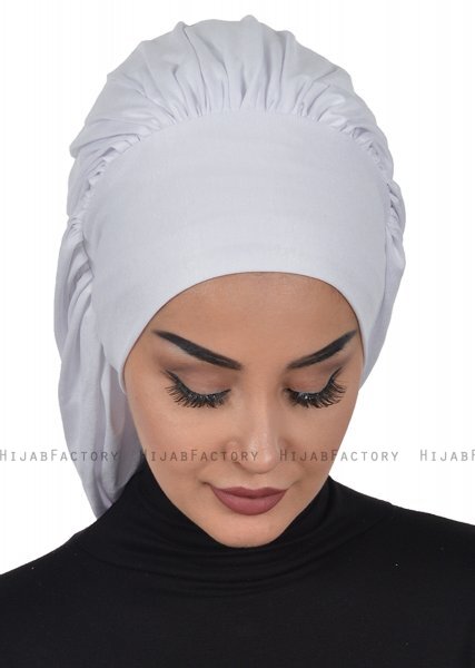 Isabella - Wit Katoen Turban - Ayse Turban