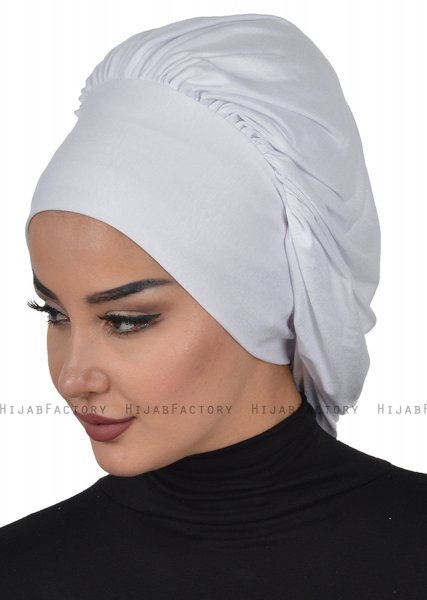Isabella - Wit Katoen Turban - Ayse Turban