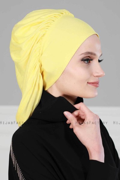Isabella - Geel Katoen Turban - Ayse Turban