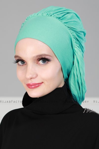 Isabella - Turkoois Katoen Turban - Ayse Turban
