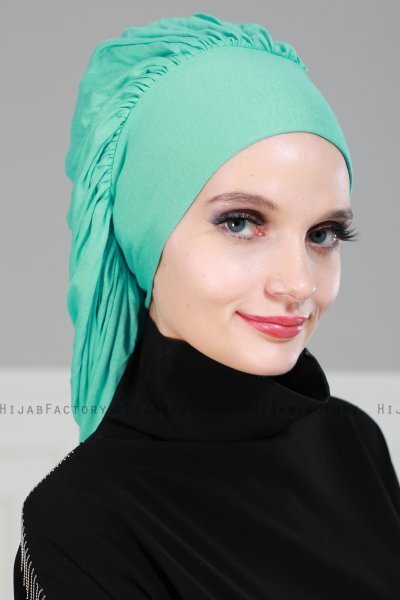 Isabella - Turkoois Katoen Turban - Ayse Turban