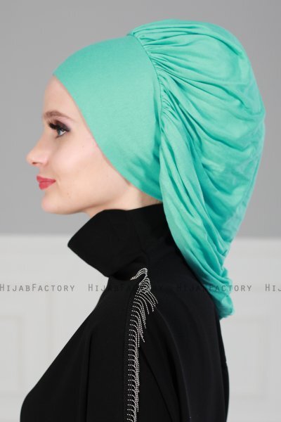 Isabella - Turkoois Katoen Turban - Ayse Turban