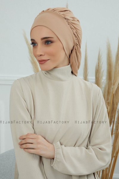 Isabella - Sand Katoen Turban