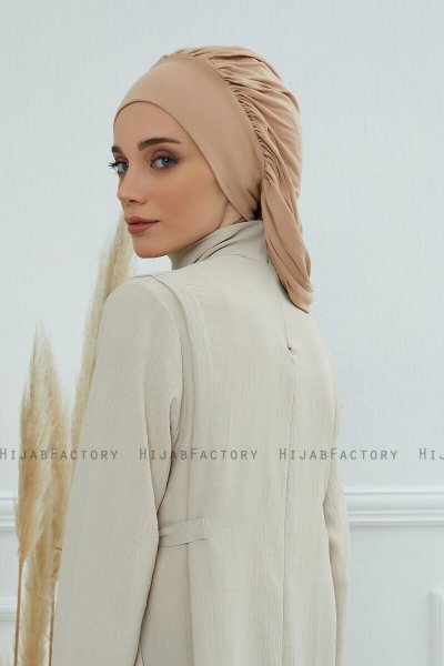 Isabella - Sand Katoen Turban