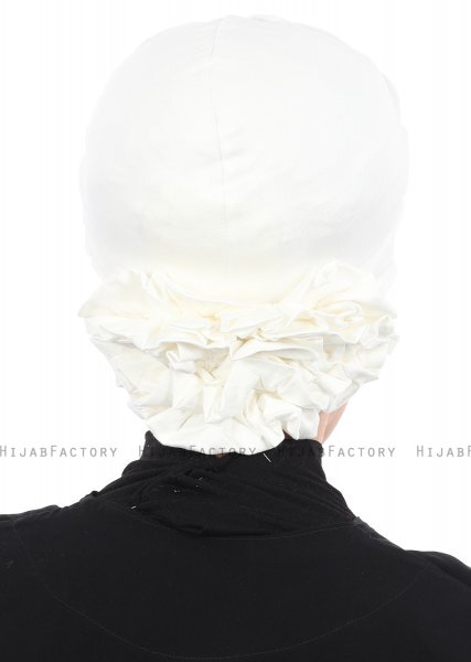 Elisabeth - Creme Katoen Turban