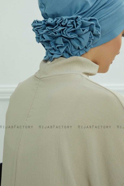 Elisabeth - Sky Blue Katoen Turban