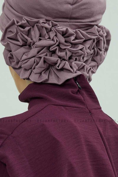 Elisabeth - Lilac Katoen Turban