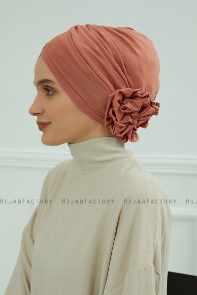 Elisabeth - Zalm Katoen Turban