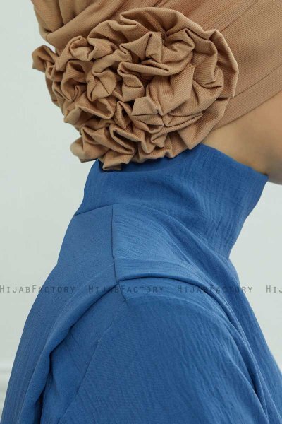 Elisabeth - Caramel Katoen Turban