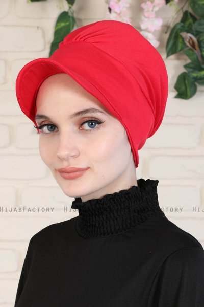 Sandra - Rood Katoen Turban - Ayse Turban