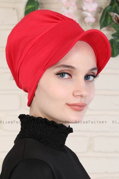 Sandra - Rood Katoen Turban - Ayse Turban