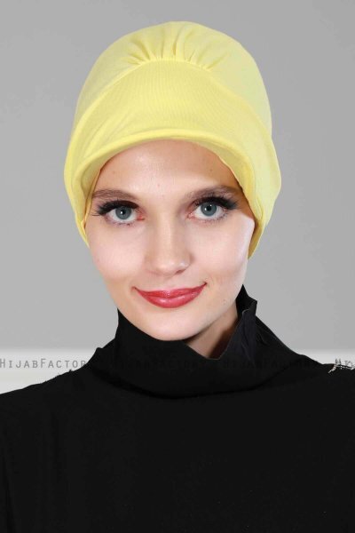 Sandra - Geel Katoen Turban - Ayse Turban