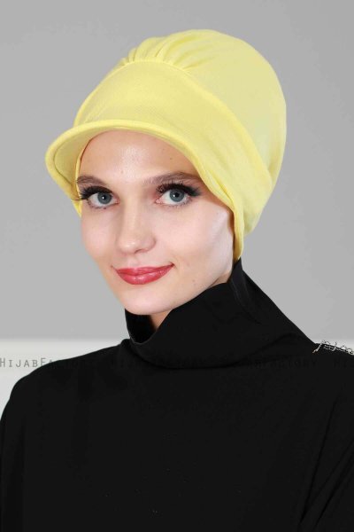 Sandra - Geel Katoen Turban - Ayse Turban