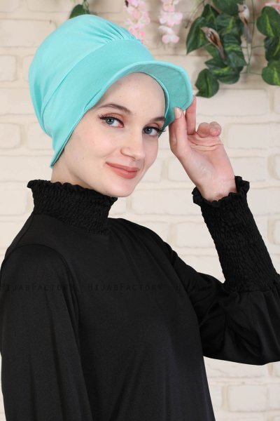 Sandra - Turkoois Katoen Turban - Ayse Turban