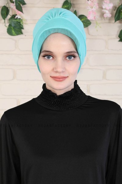 Sandra - Turkoois Katoen Turban - Ayse Turban
